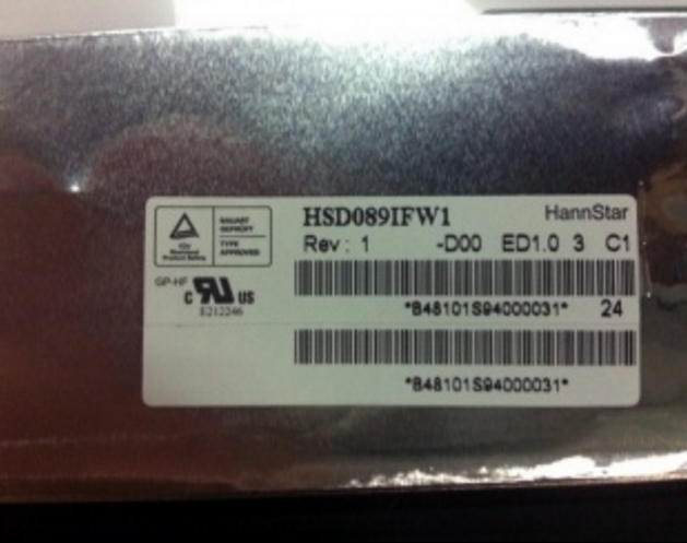 Original HSD089IFW1-D00 HannStar Screen Panel 8.9" 1024*600 HSD089IFW1-D00 LCD Display